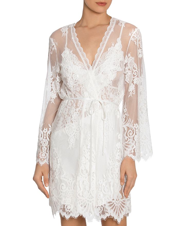 Jonquil Scalloped Lace Wrapper | Bloomingdale's