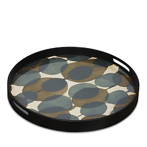 Ethnicraft Notre Monde Connected Dots Tray In Navy