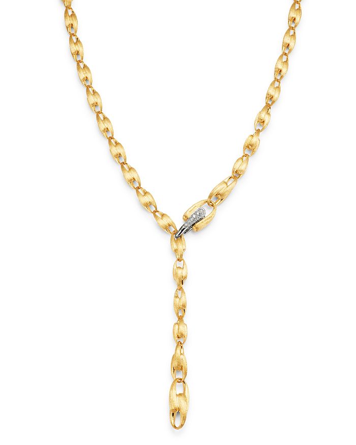 Marco Bicego 18K Yellow Gold Lucia Diamond Chain Necklace | Bloomingdale's
