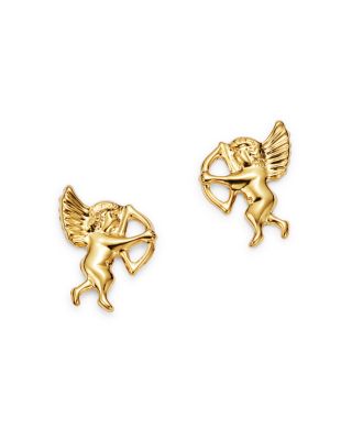 Bloomingdale's - Cupid Stud Earrings in 14K Yellow Gold - 100% Exclusive