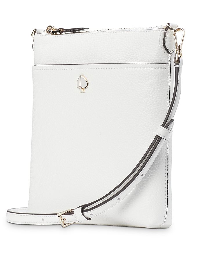 Kate Spade Polly Small Swing Pack In Optic White/gold | ModeSens