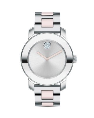 Movado - BOLD Ceramic & Stainless Steel Bracelet Watch, 36mm