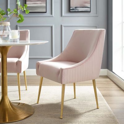 Modway - Discern Pleated Back Upholstered Performance Velvet Dining Chair