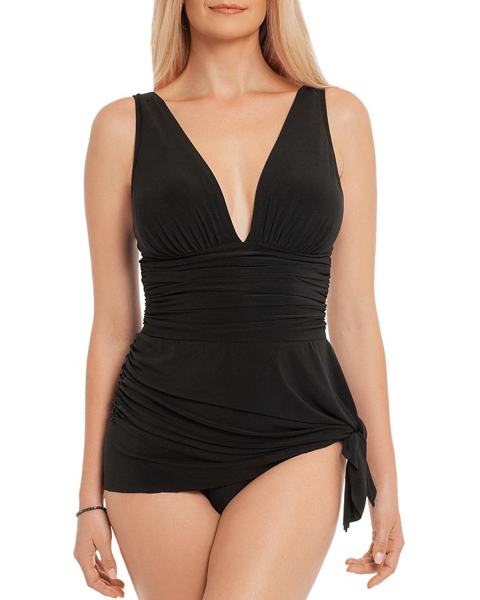 Shop Magicsuit Solid Celine Convertible One Piece Swimsuit In Black