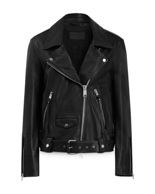 美品　オールセインツ　LUNA LEATHER BIKER MAC　黒　38 ALLSAINTS Luna Leather Biker Jacket | Bloomingdale's