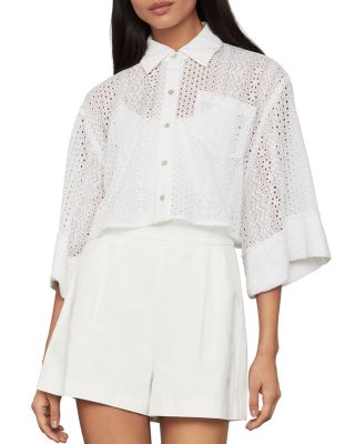 bcbg white blouse