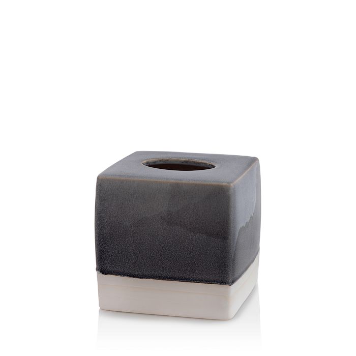 Kassatex Grigio Tissue Holder In Black/white