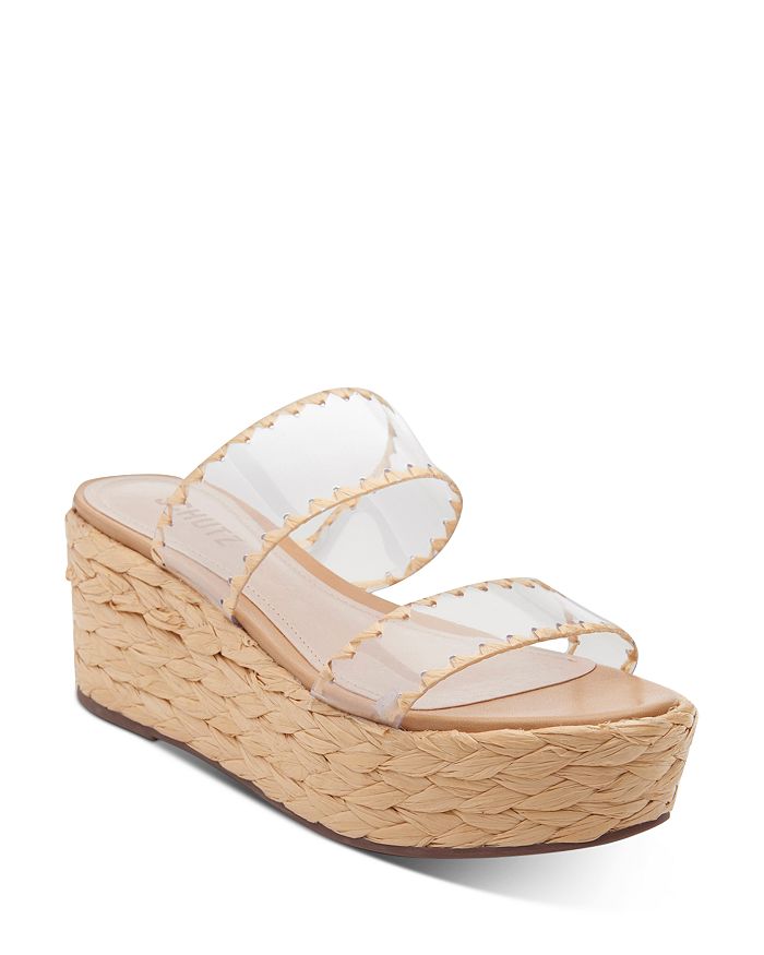 Schutz online raffia sandal