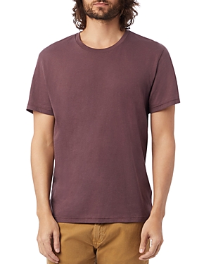 Alternative Solid Crewneck T-shirt In Dark Plum