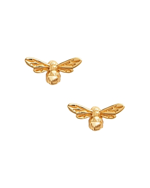 Olivia Burton Lucky Bee Stud Earrings In Gold