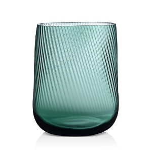 Shop Nude Glass Opti Smoked Green Tall Vase