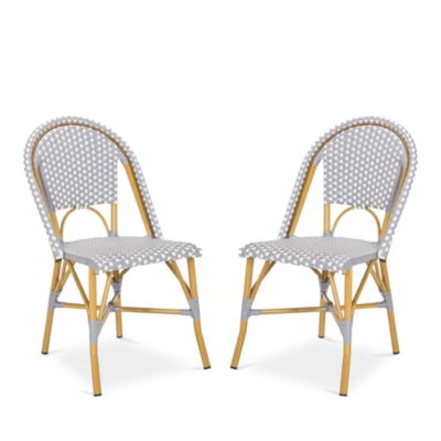 Salcha Indoor-Outdoor French Bistro Side Chair, Set of Two