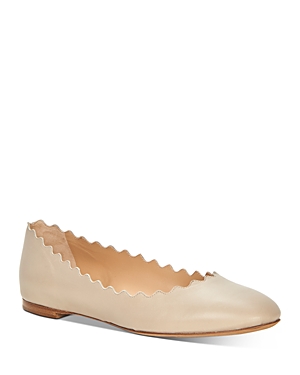 Chloé Women's Lauren Ballet Flats In Nomad Beige