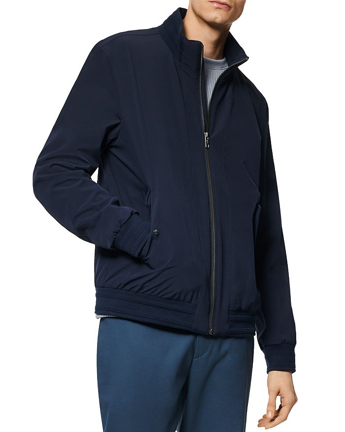 Marc New York Buxton Bomber Jacket In Navy
