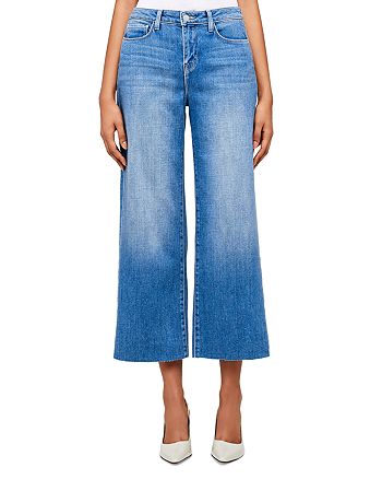 L'AGENCE Danica Wide-Leg Jeans in Pomona | Bloomingdale's