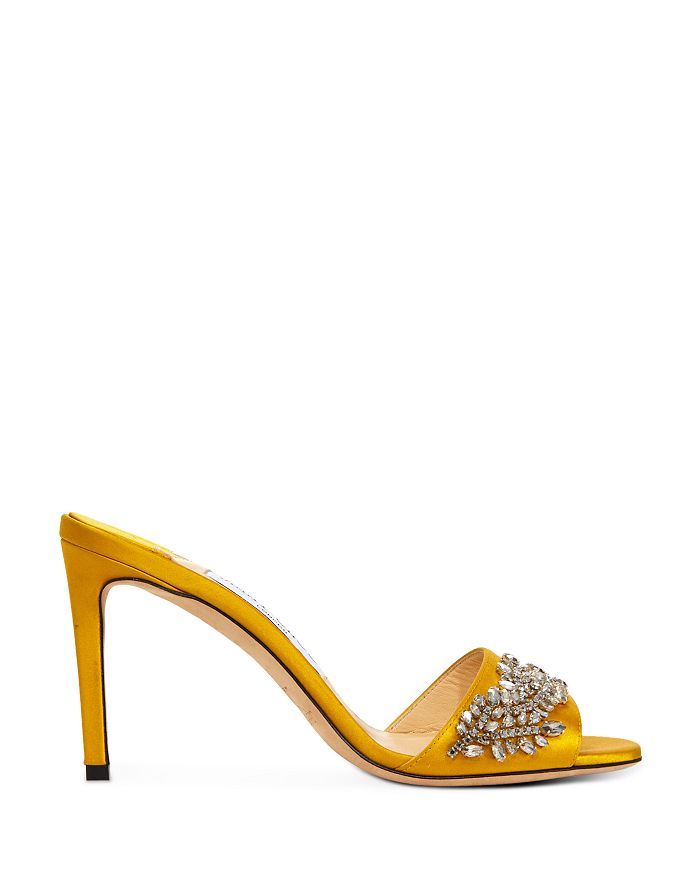 jimmy choo crystal mules