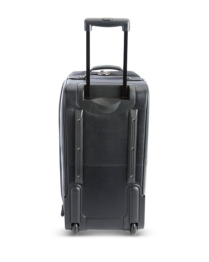 Shop Royce New York Rolling Duffel Bag Suitcase In Black