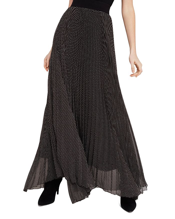 Katz pleated store maxi skirt