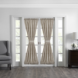 Elrene Home Fashions Colette French Door Window Panel, 54 X 72 In Taupe