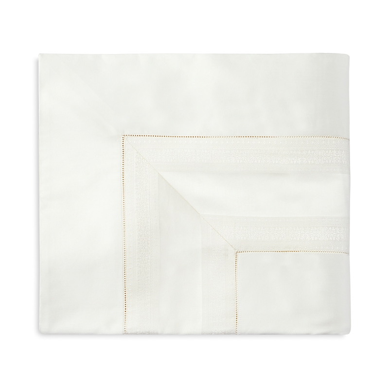 Sferra Capri Flat Sheet, King In Ivory