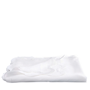 Matouk Mirasol Tablecloth, 70 X 162 Oblong In White