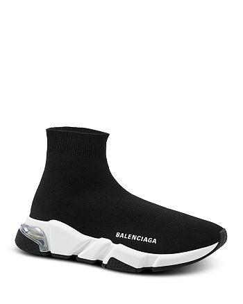 balenciaga men's toe knit high top sneakers