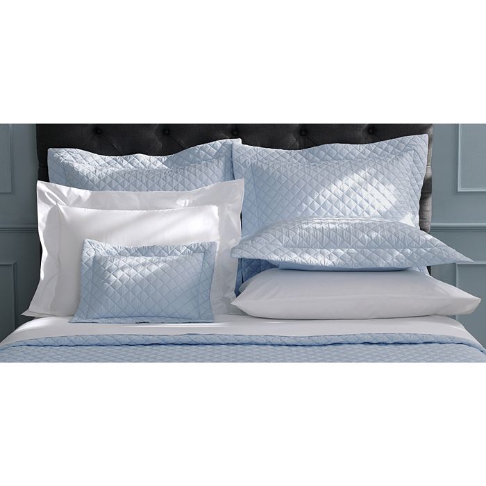 Matouk Gemma Quilted Euro Sham In White