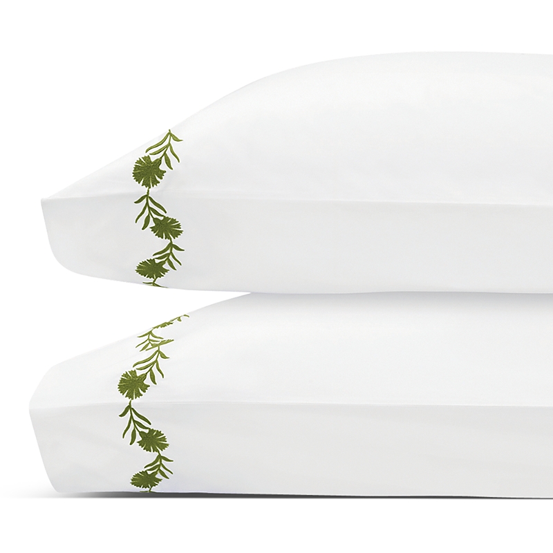 Matouk Daphne Standard Pillowcases, Set Of 2 In White