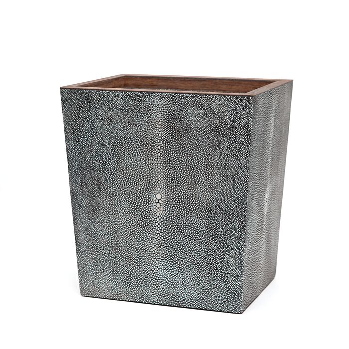 Pigeon & Poodle Manchester Wastebasket In Cool Gray