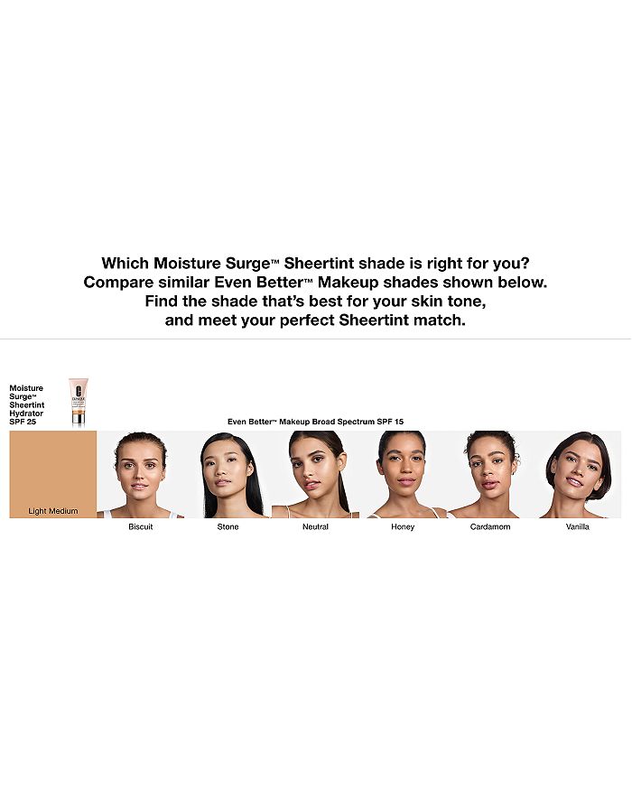 Clinique Moisture Surge Sheertinthydrator Spf 25 In Light Medium