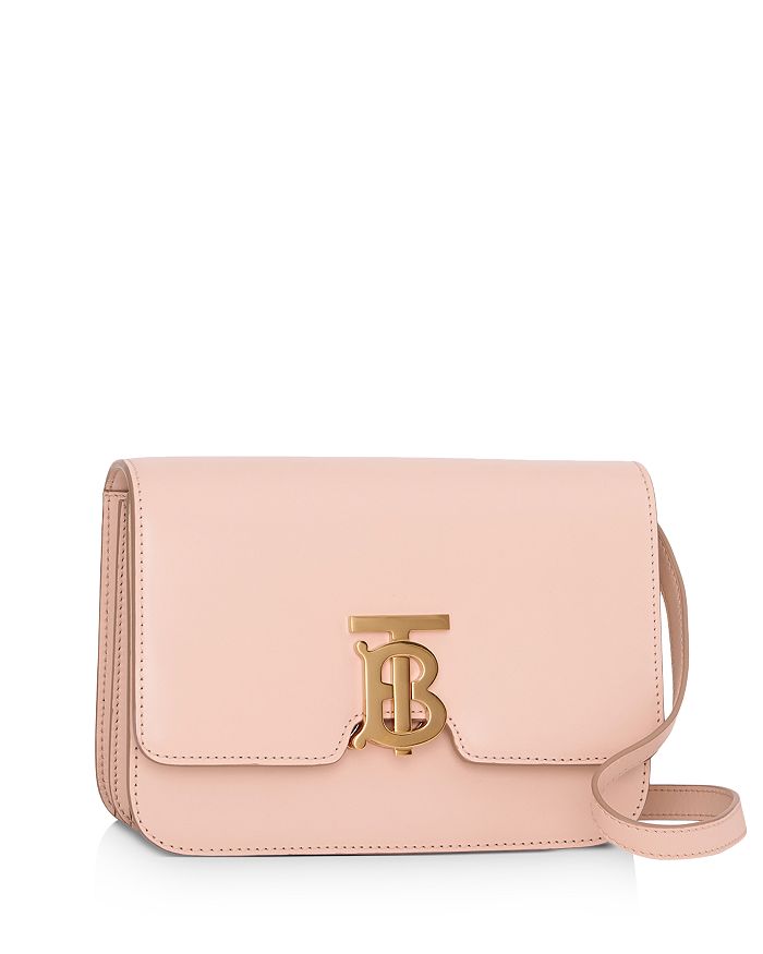 Burberry Small Leather Tb Bag In Pink | ModeSens