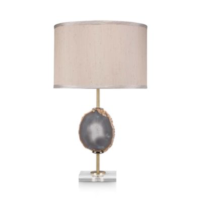 Agate Slice Table Lamp