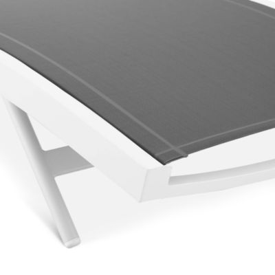 Glimpse Outdoor Patio Mesh Chaise Lounge Chair