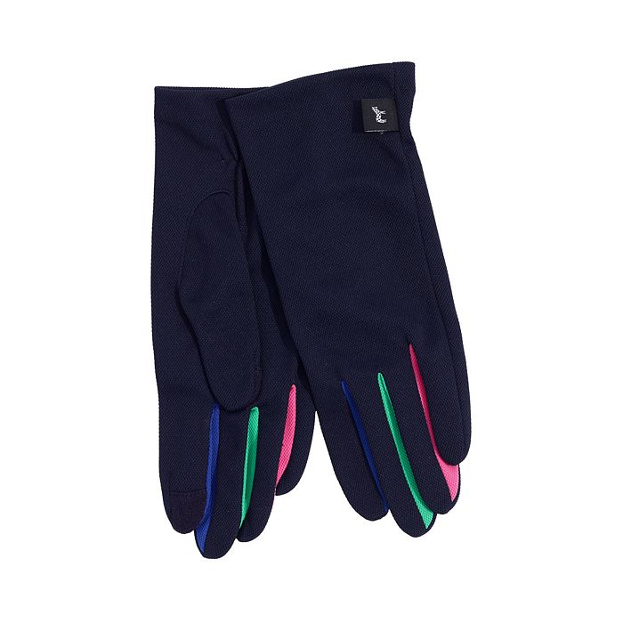 Echo Colour Blocked Summer Gloves In Midnight