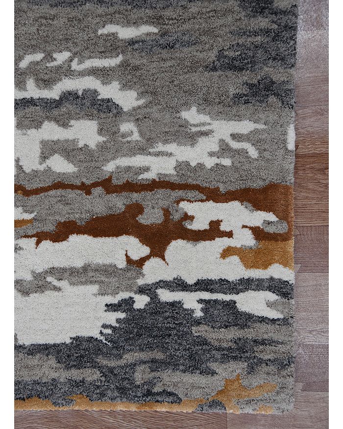 Shop Amer Rugs Abstract Abs-3 Area Rug, 8' X 10' In Gray/orange