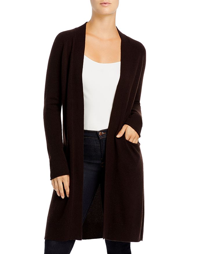 C By Bloomingdale's Cashmere Duster Cardigan - 100% Exclusive In Espresso