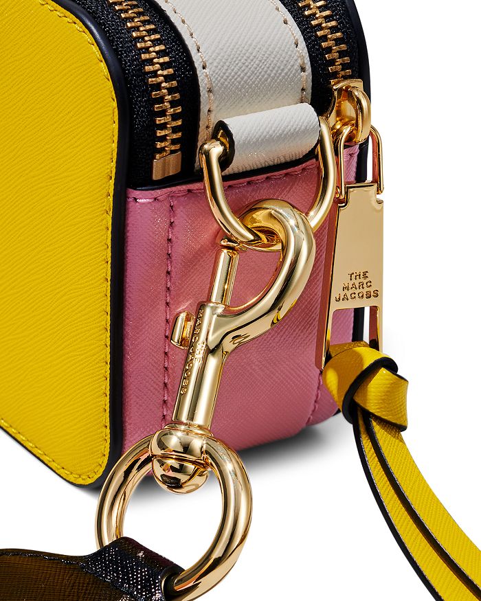 Marc Jacobs Snapshot Leather Crossbody Bag In Plantain Multi/gold | ModeSens