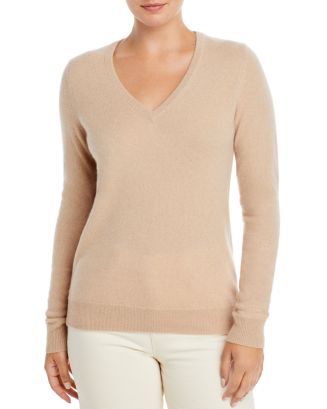 C by Bloomingdale's V-Neck Cashmere Sweater - 100% Exclusive ...