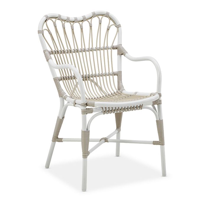 Sika Designs S Margret Outdoor Dining Chair In Dove White