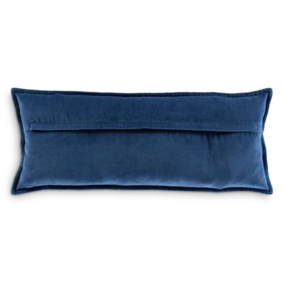 Cotton Velvet Lumbar Pillow