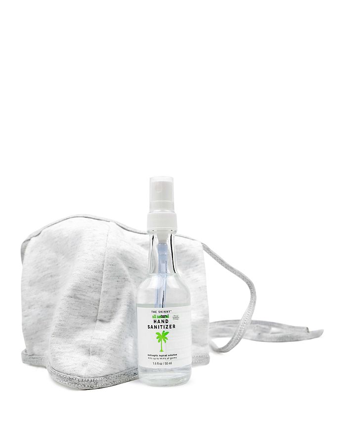 Skinny & Co. All Natural Hand Sanitizer & Washable Face Mask Set