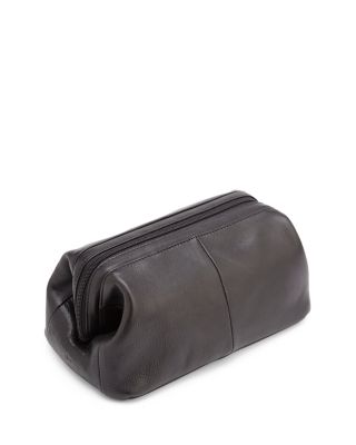 Royce New York Classic Leather Toiletry Bag