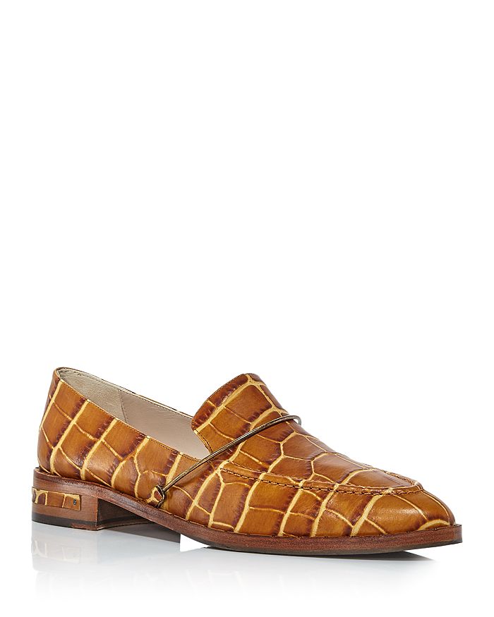 Freda Salvador Women's Light Apron-toe Loafers In Dark Yellow