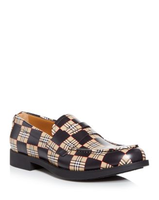 Burberry Men's Emile Checkered Penny Loafers | Bloomingdale's