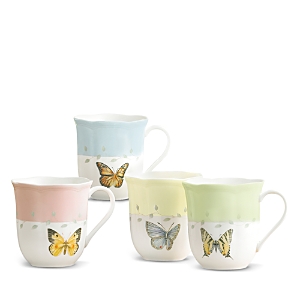 Lenox Butterfly Meadow 4-Piece Dessert Mug Set