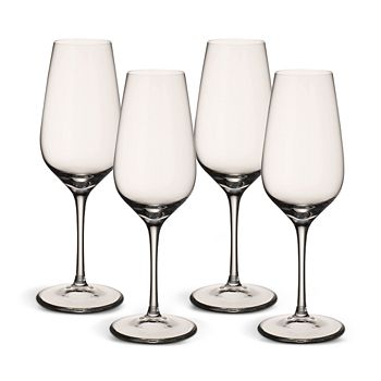Villeroy & Boch - Entree Flute Champagne Glasses, Set of 4