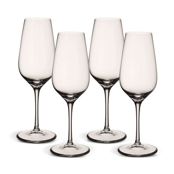 Shop Villeroy & Boch Entree Flute Champagne Glasses, Set Of 4