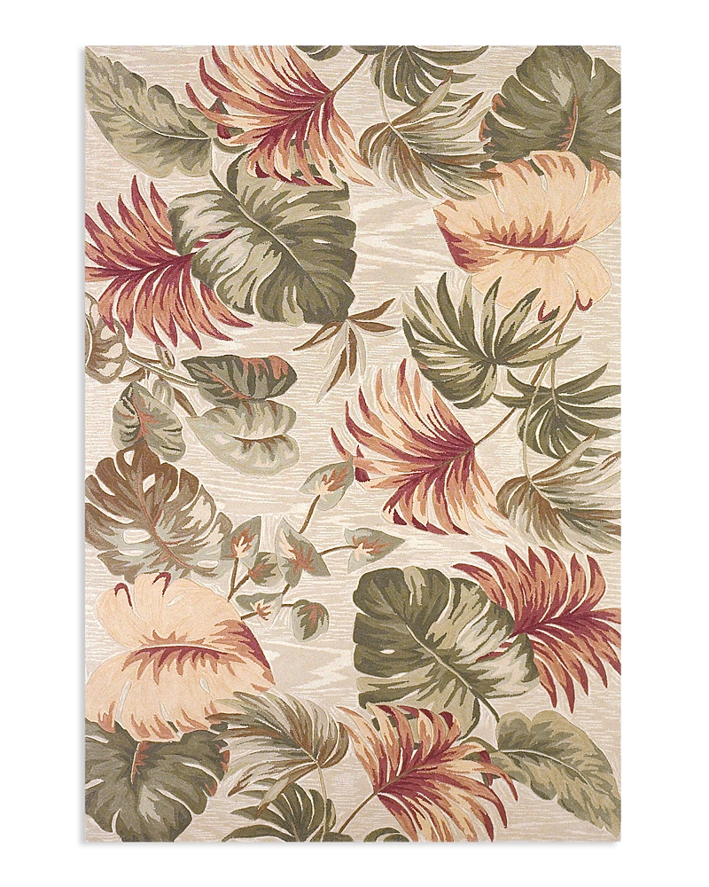 Kas Sparta Palm Leaves Area Rug, 7'9 X 9'6 In Beige
