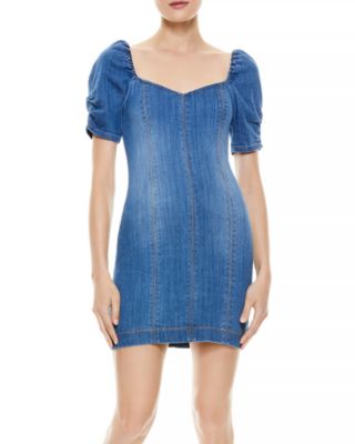 alice olivia denim dress