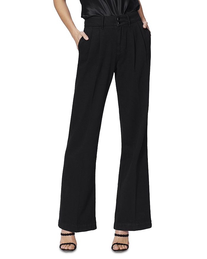 PAIGE LEENAH PLEATED WIDE LEG JEANS IN DIRECTOR,6499G35-2756